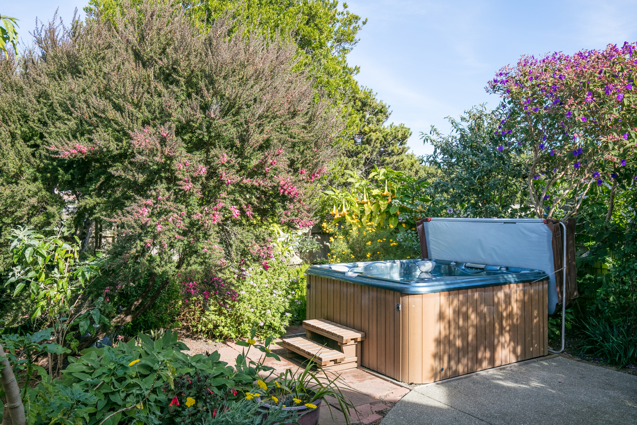 how far should hot tub be from your house hot tubs in Calgary